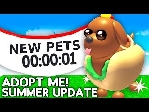 ALL Adopt Me SUMMER Pets! Update Release Date