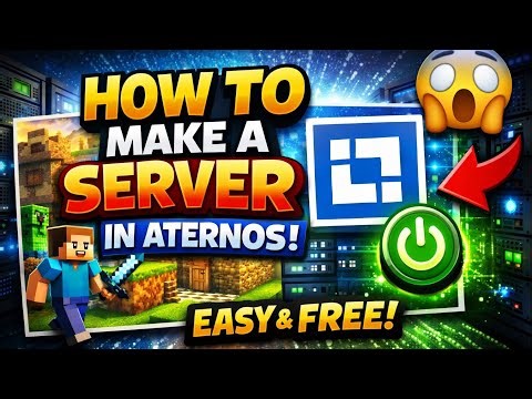 How to Make Aternos Server & Play With Friends (Easy)