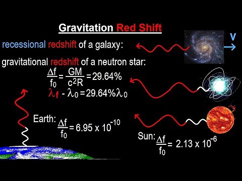 Astronomy - General Relativity (11 of 17) Proof of Theory: Gravitational Redshift