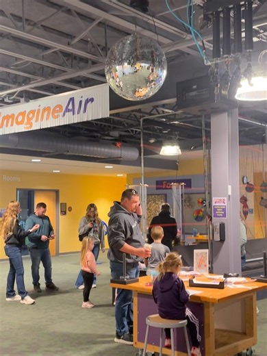 How are you spending the last day of 2025? 🪩🎉 We’ll be dancing, climbing and playing under the disco ball while the confetti blasts mark noon! Join us 9 a.m.- 2 p.m. tomorrow, Dec. 31. | Children's Discovery Museum, Normal, IL