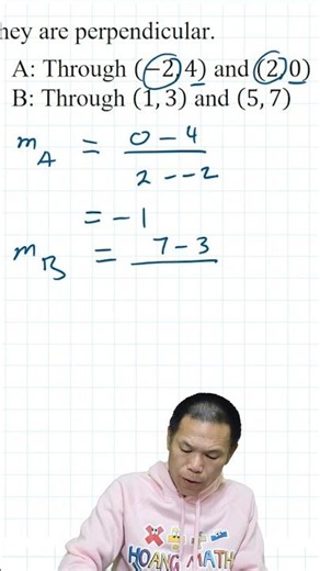 Equations of Perpendicular Lines: Part 12
