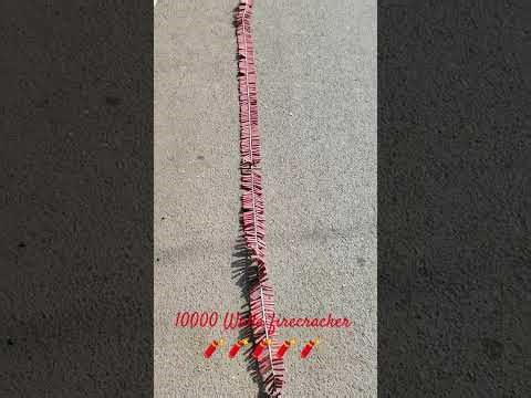 🔥💥 10,000 Firecrackers Set Off on Roadside | Spectacular Fireworks Display | Everythrill 🎆