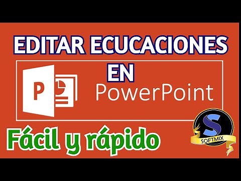 👨‍🏫 Editar Ecuaciones ✘✔️ en Power Point ✏️