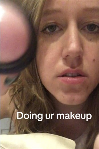 Doing ur makeup quick👏💖 #asmrmakeup #asmrroleplay #asmrcameratouching