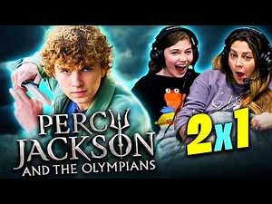 PERCY JACKSON AND THE OLYMPIANS Season 2 Episode 1 Reaction! | Walker Scobell | Disney+ Series