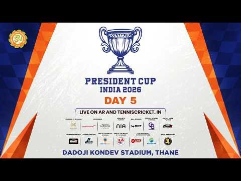 PRESIDENT CUP INDIA 2026 || DAY 5 || DADOJI KONDDEV STADIUM THANE || ITCSF ||