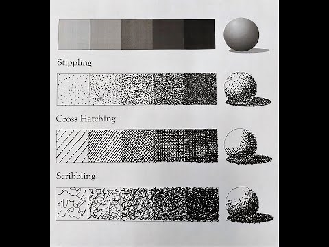 Drawing Value Scales Using Pen Techniques