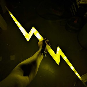 LED Zeus Lightning Bolt Prop DIY Kit - Etsy