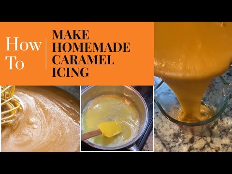 How To Make Homemade Caramel Icing| Caramel #foryou #everyone #follow #subscribe #foryourpage #fyp