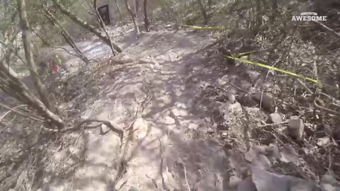 Biking a Narrow Ridge