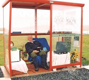The Unst Bus Shelter is the world's coziest place to wait for a bus