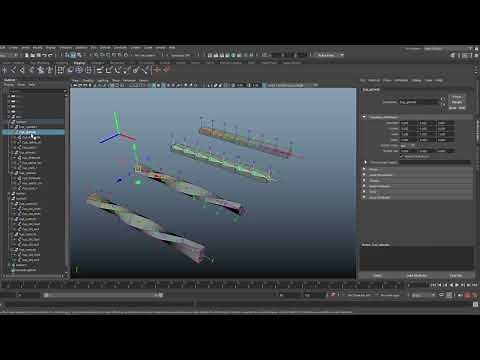 Maya rigging tutorial: Spline Ik Advanced Twist Controls