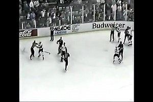 60K views · 478 reactions | #Flashbacks December 23rd 1983, Detroit Red Wings enforcer Bob Probert ran Pittsburgh Penguins goaltender Tom Barrasso causing major chaos to unfold. Here's a clip from that action credit to: Hockey Fight History  #NHL #OldSchoolHockey | Hockey Empire | Facebook