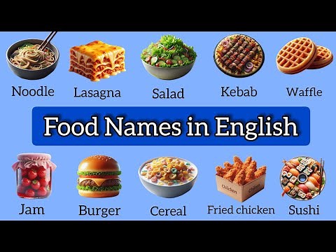 Food Vocabulary in English – Learn Daily Use Words with Pictures & Pronunciation