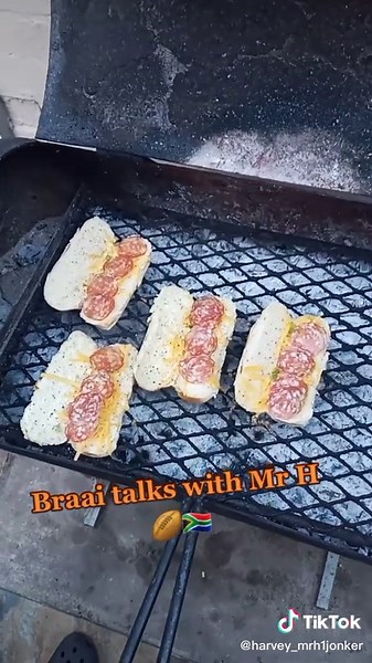 Enjoying Braai Talks with Mr H