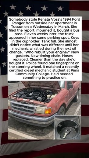 Woman’s Stolen Truck Returns with Rebuilt Engine