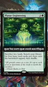 Landfall out of control with a new green card from Secrets of Strixhaven #mtg #mtga #cardgame #tcg