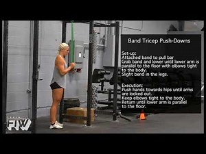 Band Triceps Push-Downs