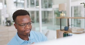 Black Man Business Thinking Information Technology Stock Footage Video (100% Royalty-free) 1097481483 | Shutterstock