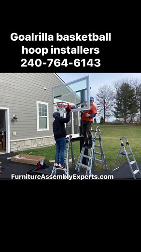 Same day goalrilla basketball hoop installation service in Washington DC. Call 240-764-6143. Goalrilla basketball goal installation specialists in Washington DC, Maryland and Virginia - Furniture Assembly Experts’ team.Furniture assembly service, office movers, office furniture installation , artwork installers, white glove delivery, furniture receiving, treadmill installation, elliptical installation, TV wall installers & fitness equipment installation, cubicle installation, glass whiteboard in