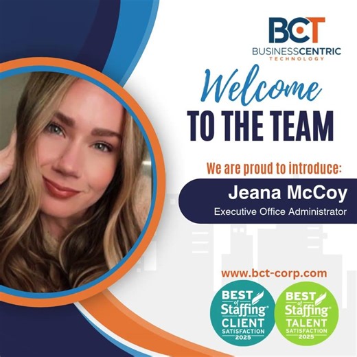 Welcome Jeana McCoy to BCT!