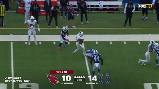 Bam Knight's 20-yard catch-and-run reception opens up third quarter