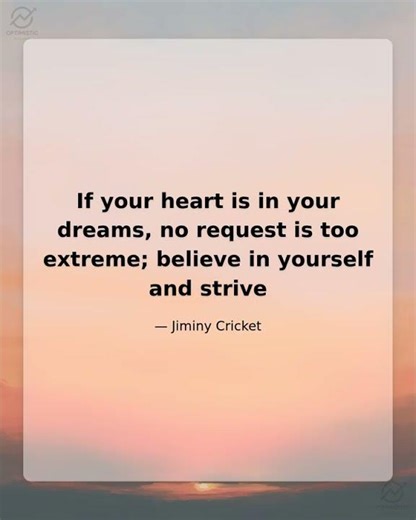 Morning Motivation by Jiminy Cricket