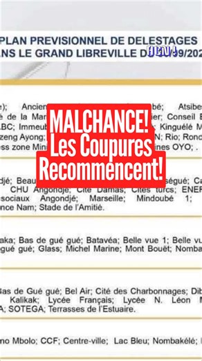 Coupures de courant au Gabon : La situation à Libreville