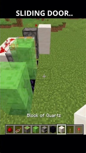 This Sliding Door Looks INSANE 😳 | Minecraft #mctutorial #shortsminecraft #minecraftbuilding