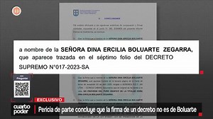 ¡Las mentiras tienen patas cortas, y a la señora Boluarte ya se le ven los talones! Una pericia concluye que la firma en un DS no sería suya. O sea, ¿firmaban por ella mientras se operaba? ¿O firmaba dormida? ¡Otra mentira más va quedando al descubierto! ¿Hasta cuándo el Perú aguantará tanto engaño? | Patty Chirinos