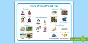 Story Writing Prompt Mat