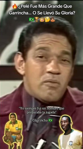 The truth about Pelé and Garrincha that almost no one tells 🇧🇷 #football #pele #garrincha #brazil
