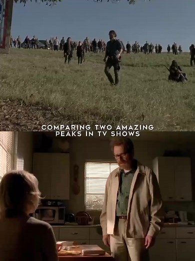 Peak Scenes Comparison: Rick Grimes vs Walter White