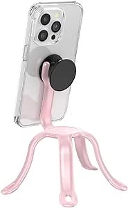 PopSockets Flexible Phone Mount & Stand, Phone Tripod Mount, Universal Device Stand - Pinky