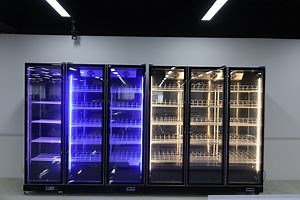 [Hot Item] Sleek Retail Cooler with Modern Stylish Refrigerator Cabinet