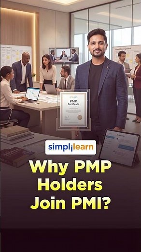 PMP-PMI Benefits 2026 | Why Should PMP Holders Join PMI? | #Shorts | #Simplilearn