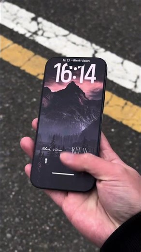 Simple Dark Aesthetic Setup – Minimal Wallpaper & Smooth Widgets #smartphone