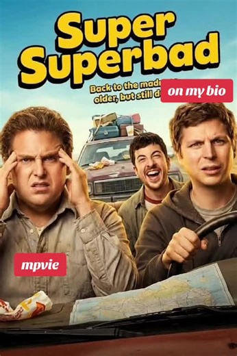 🎬 Super Superbad (2026) ⭐ Starring: Michael Cera, Jonah Hill, Christopher Mintz-Plasse Get ready for a wild ride filled with laughs, mishaps, and friendship in Super Superbad (2026)! 🎉 After years of trying to grow up, Seth (Jonah Hill), Evan (Michael Cera), and Fogell (Christopher Mintz-Plasse) are back, and they’re ready to take on a new chapter of life—except, this time, it’s all about navigating adulthood. The trio, now in their late twenties, are struggling with the reality of post-colleg