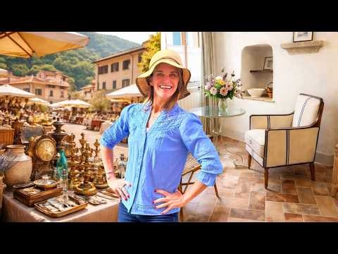 A Typical Day in Tuscany at my Little Italian House | Flea Markets & a DIY Project