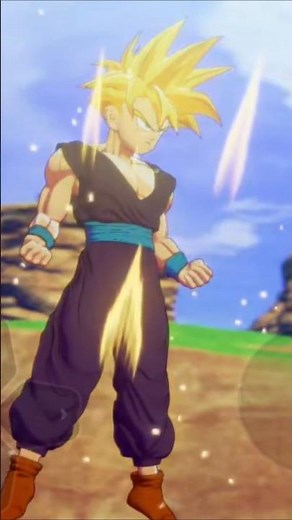 gohan transformation in to ssj2 cell.fight #gaming