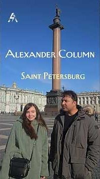 Alexander Column, its French Connection , Palace Square, Saint Petersburg #russia #saintpetersburg