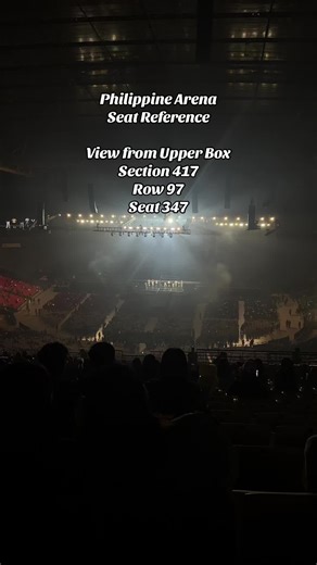 Philippine Arena Seat Reference for Concert Goers