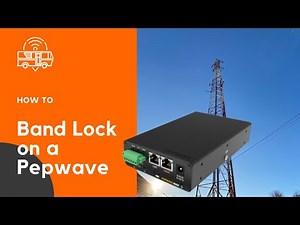 How To Use Cellular Band Locking With A Pepwave