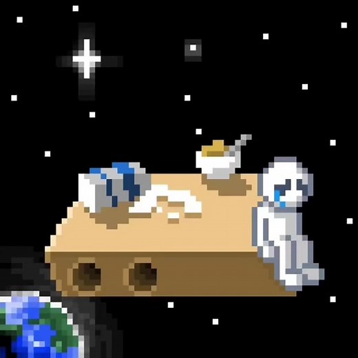 infinite milk theorem #fyp #animation #pixelart