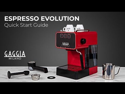 Gaggia Espresso Evolution Quick Start Guide