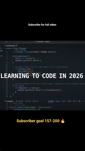 Get Started to Coding in 2026 🔥. #shorts #coding #programming #computerscience