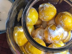 Preserved Lemons ( Preserved Meyer Lemons )