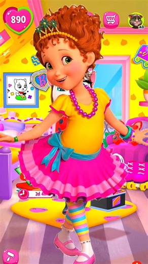 Fancy Nancy Glow Up 😍✨ Princess Transformation 👑 #angela2 #viral #shorts #fyp #trending #fancynancy