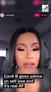 Real talk from Cardi B on self-love 💞 | MTV UK