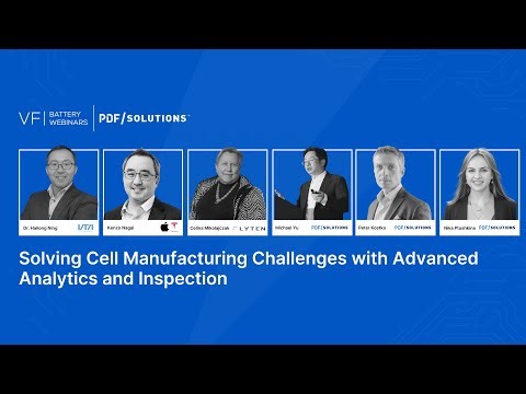 Webinar: Solving Cell Manufacturing Challenges with Advanced Analytics feat. PDF Solutions